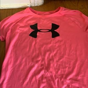 pink under armor top